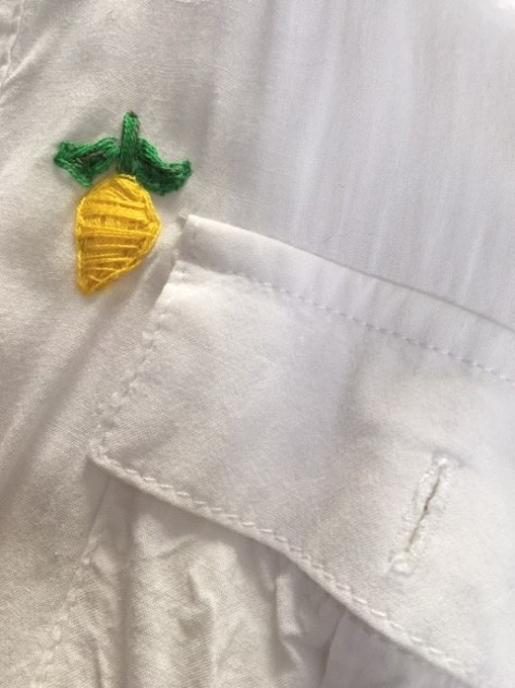 lemon on shirt